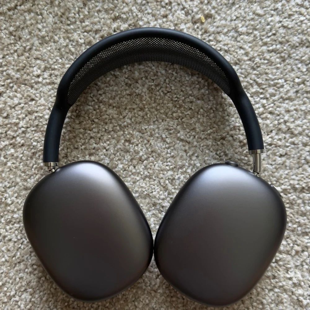Apple Space Gray Over-Ear Headphones with Premium Design